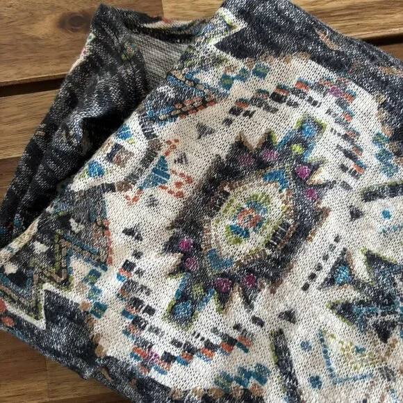 CATO Women's 18/ 20 Open Vest Top Southwestern Boho Tribal Festival Hippie - Picture 15 of 15